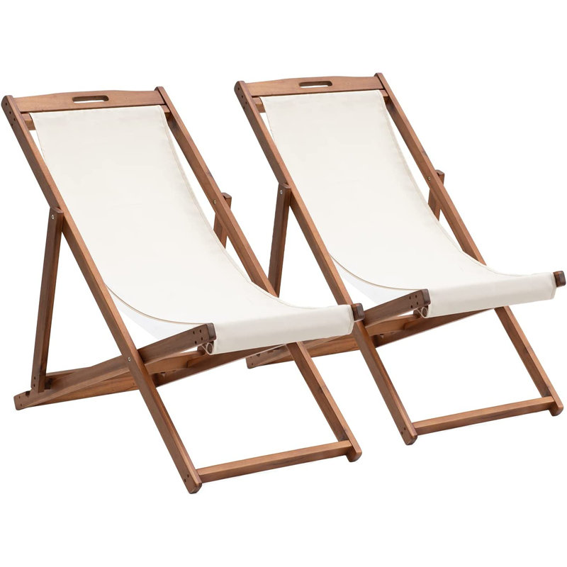 Red Barrel Studio Rebecca Reclining Beach Chair with Cushion Reviews Wayfair